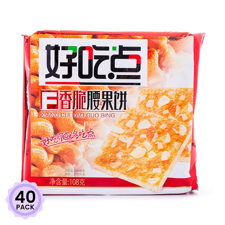 达利园 好吃点 香脆腰果饼 108 克*40 包