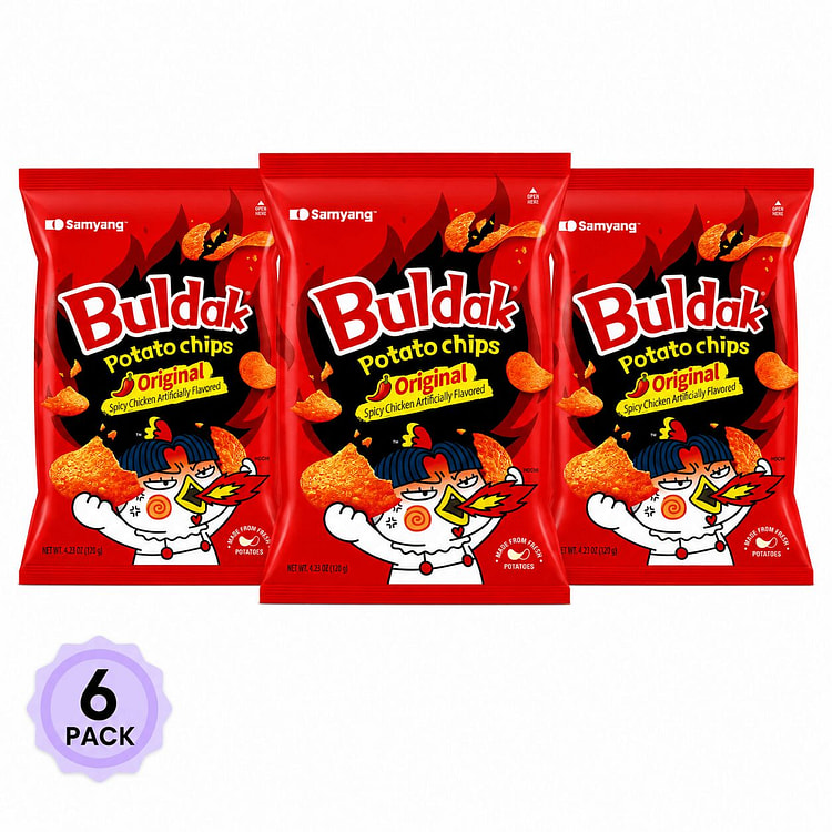 Samyang Buldak Spicy Chicken Potato Chips 3 pack 120 g