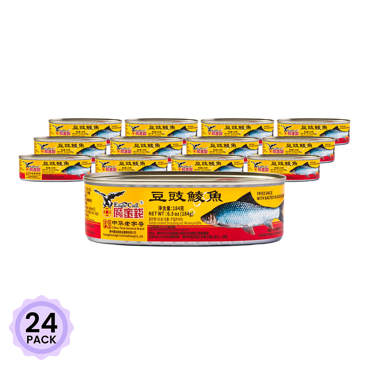 鹰金钱 豆豉鲮鱼 6.5 盎司*24 包