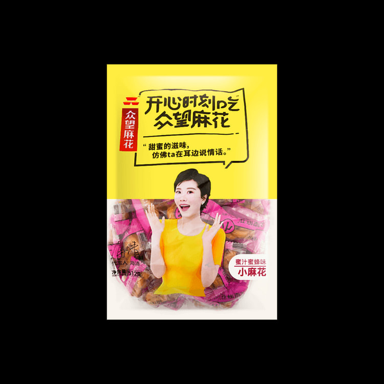 [中国直邮]众望 一口脆小麻花 蜂蜜味 512g:品味那一口蜂蜜甜香与酥脆口感的随机邂逅,趣味十足