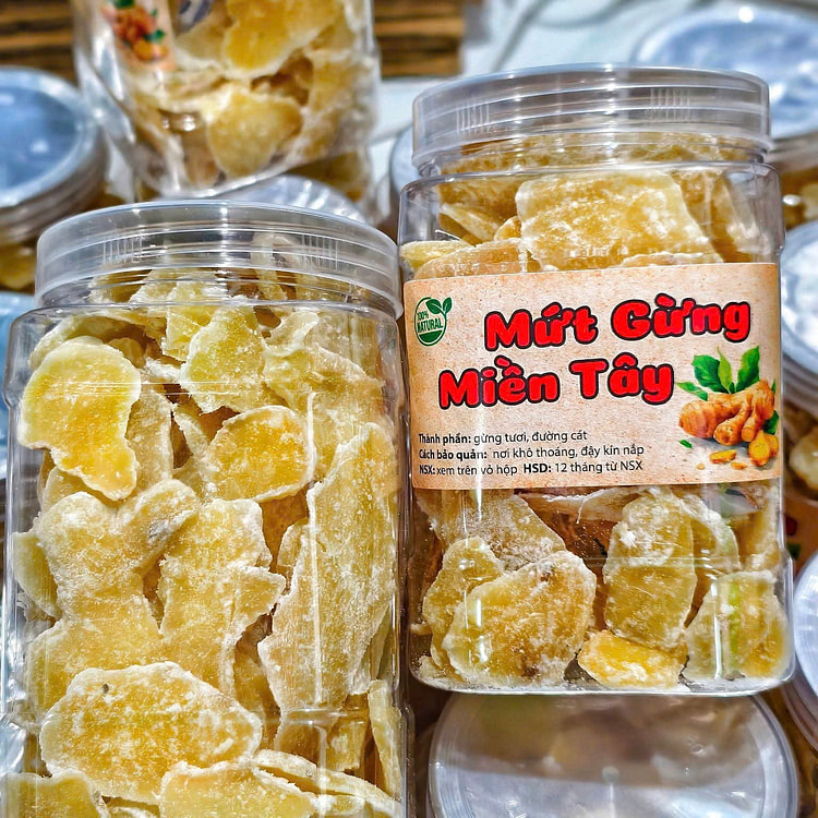 candied ginger - crystallized ginger 500 g