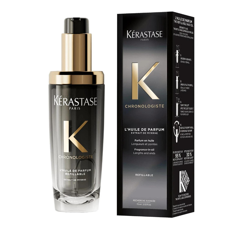 卡诗 黑钻钥源修护发油 柔顺抗毛躁 75ml 1 份