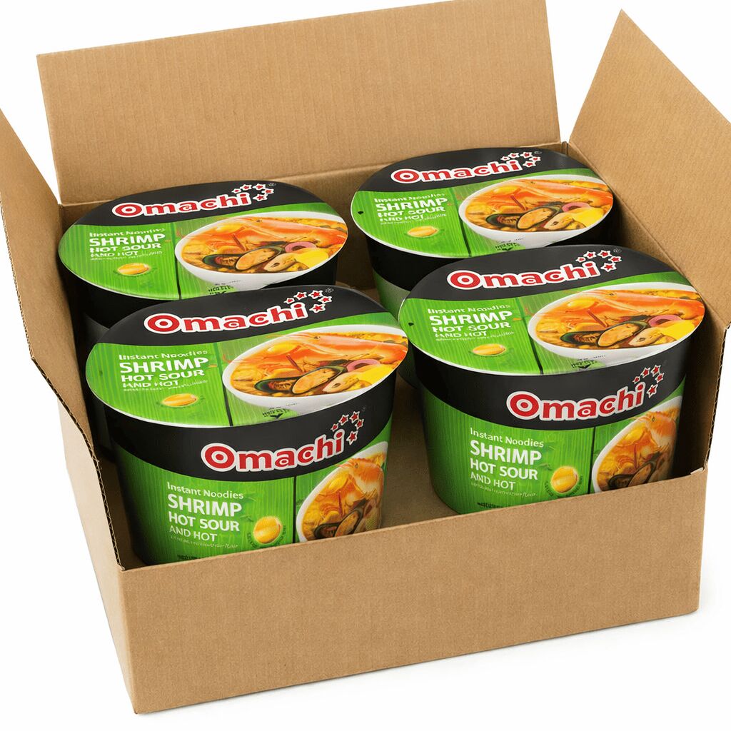 Get Omachi Shrimp Flavor Sour and Hot 87gr 6 each Delivered | Weee