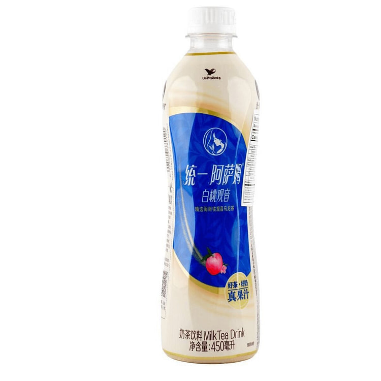 统一阿萨姆奶茶白桃观音味 450ml