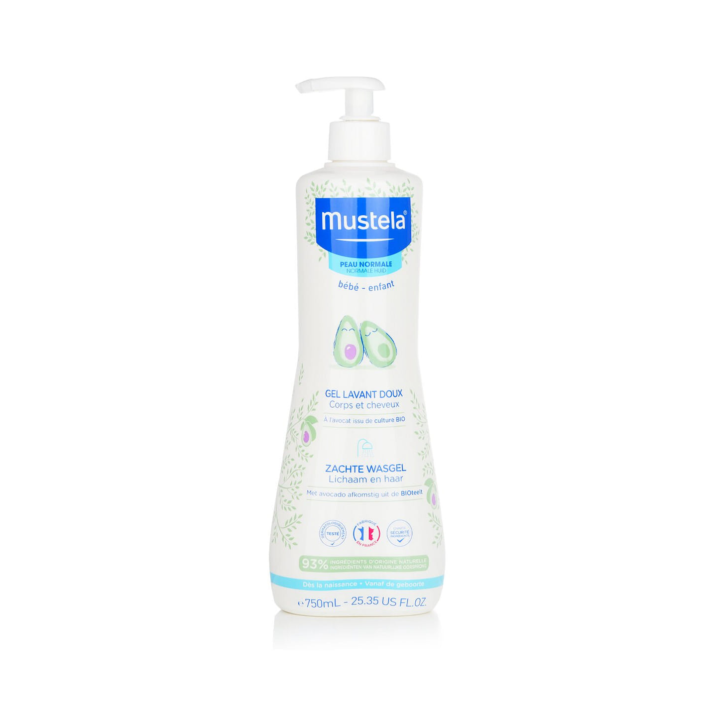 Mustela Gentle Cleansing Gel – Hair & Body a 750 ml
