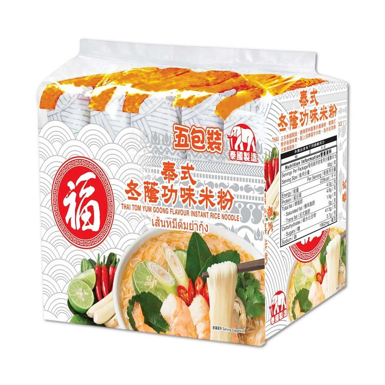 港版日清福字泰式冬阴功米粉5包装