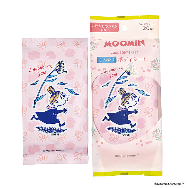 GPP环球产品 姆明 越橘清凉身体湿巾 20片 1 份