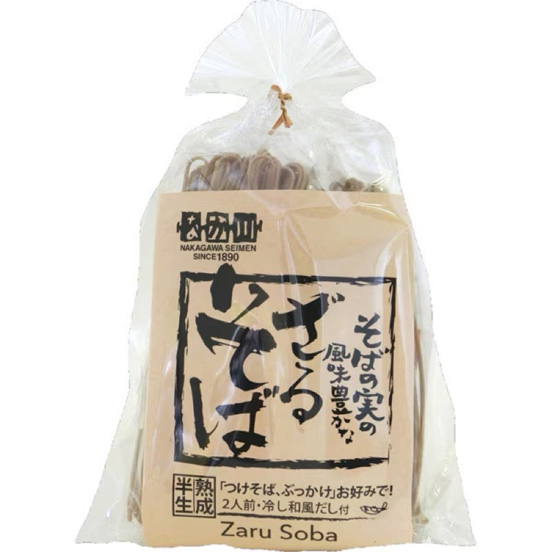 Nakagawa Aged Semi-Fresh Zaru Soba Set 2 Servings 1 each