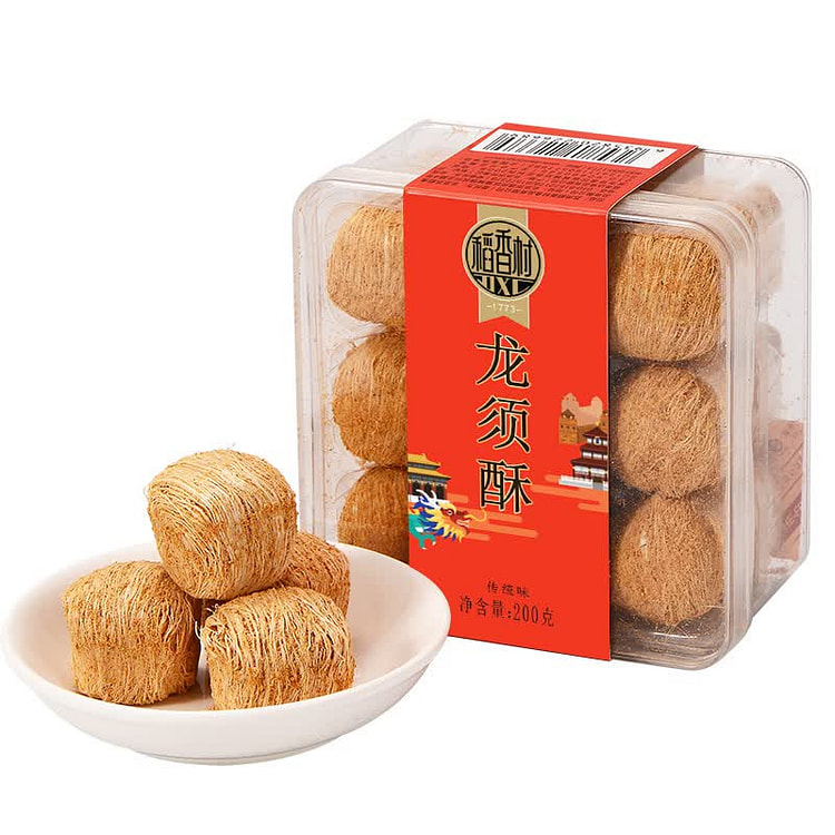 稻香村 糕点点心 休闲零食 中华老字号 龙须酥原味 200 克
