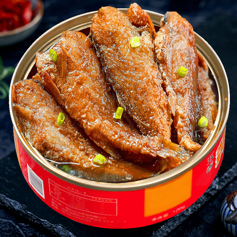 Canned yellow croaker snacks small yellow croaker [spicy flavor] 100g*1 can 100 g