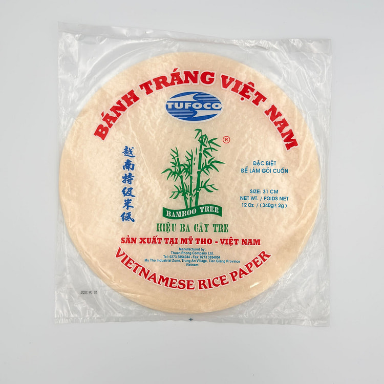 Bamboo Tree Vietnamese Rice Paper 31cm 12 oz