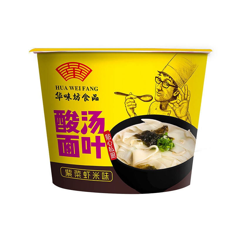 Huaweifang Sour Soup Noodles Seaweed Shrimp 110g 110 g