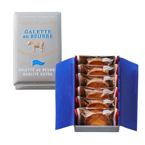 GALETTE AU BEURRE Qualte Extra Butter Cookie 6 pcs 1 each