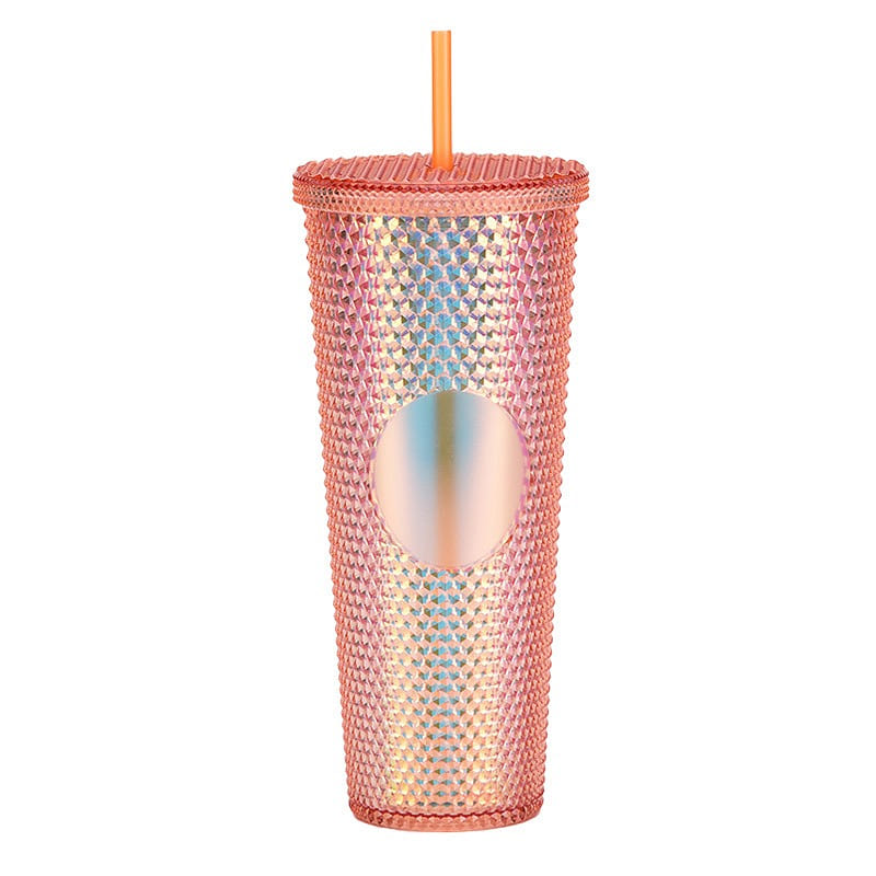【Good Things for Life】Starbucks Straw Cup Clear Orange 720ml 1 each