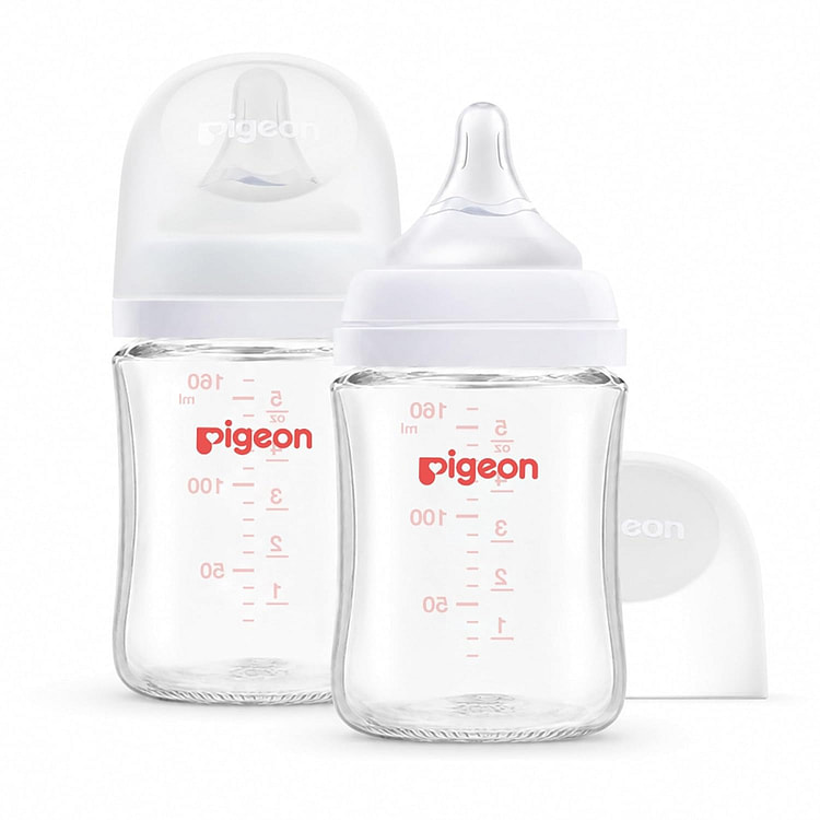 Pigeon Nursing Glass Bottles 5.4oz 2 bottle
