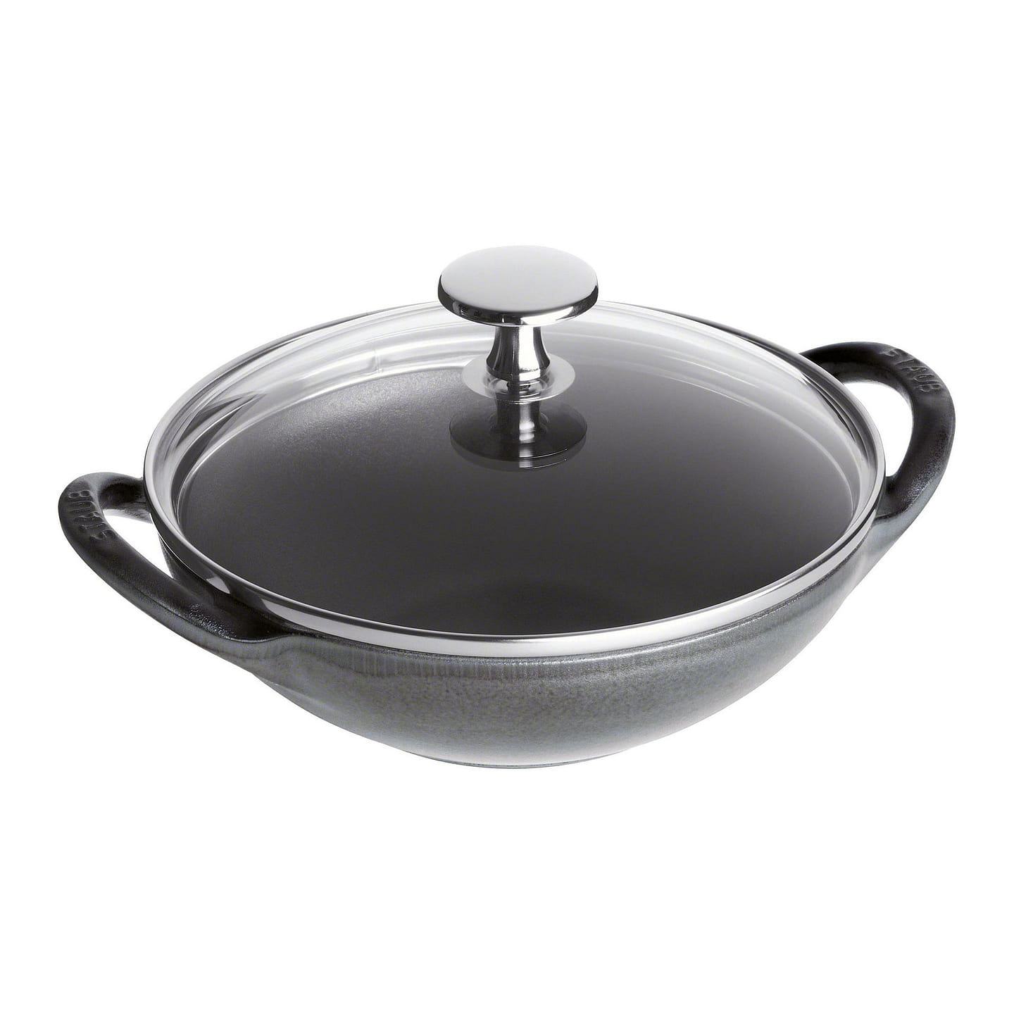 STAUB Cast Iron 0.5-qt Baby Wok 0.5-qt / Graphite Grey 1 each