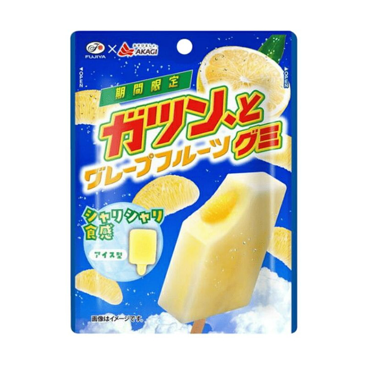 不二家 期间限定 夏季清爽西柚软糖 53g 1 包