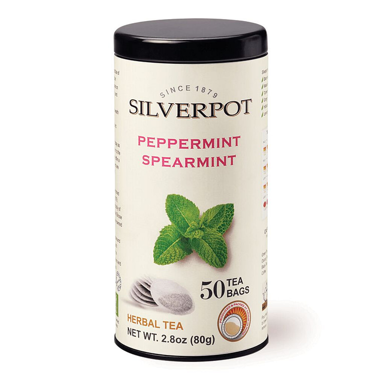 Silverpot, Peppermint & Spearmint 50 count