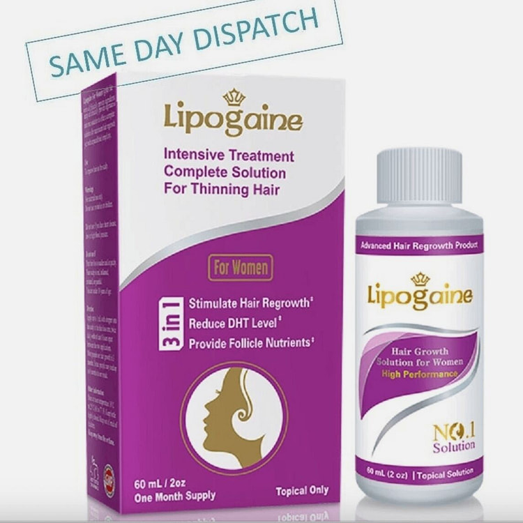 LIPOGAINE FOR WOMEN HAIR LOSS REGROWTH 1 bottle