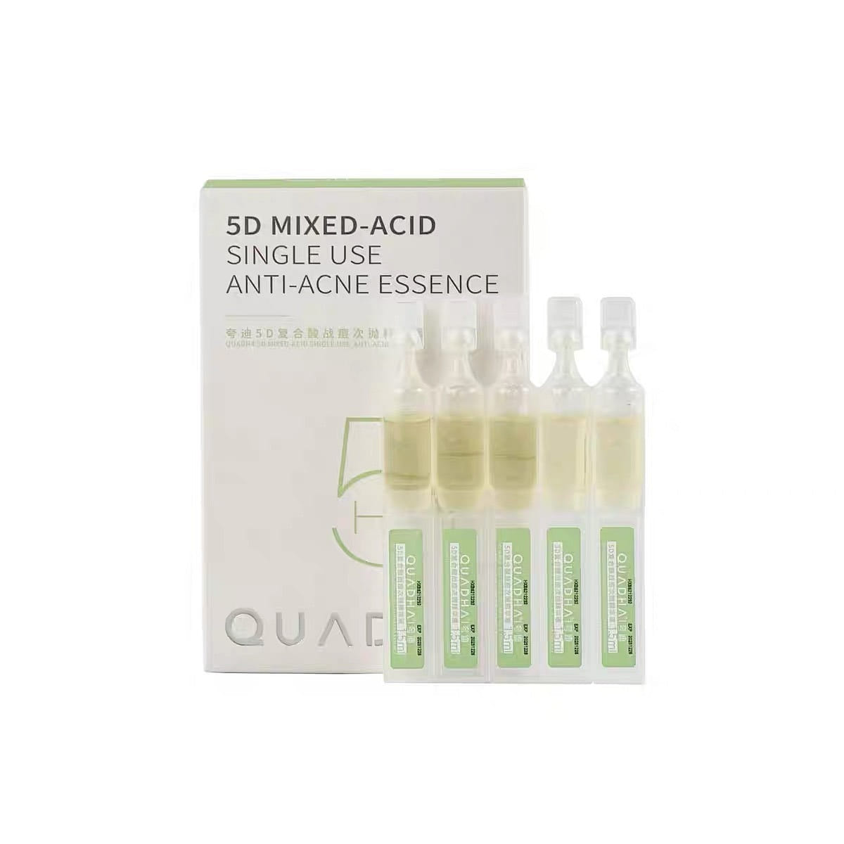 5 bottles of Quadi Acne-fighting Essence 5 ml
