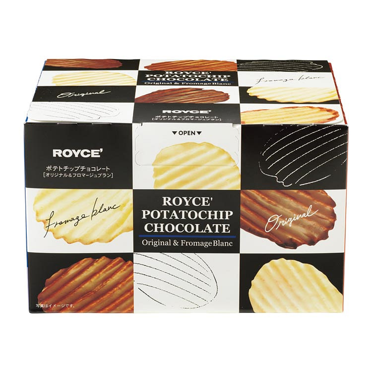 Royce Potato Chip Chocolate Original and Fromage Blanc Mixed 380g