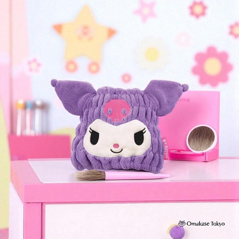 Skater Sanrio Towel Cap Kuromi 80 g