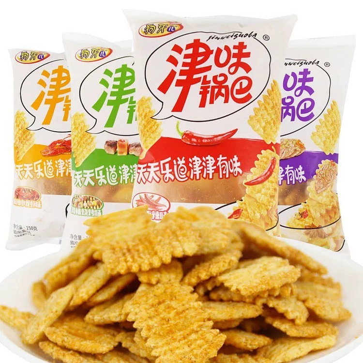 狗牙儿津味锅巴鸡汁番茄味 (min 2)