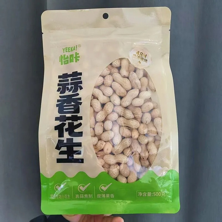 Yika Garlic Peanuts, 500g*1 500 g