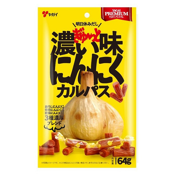 YAGAI大蒜口味小肉条 64g