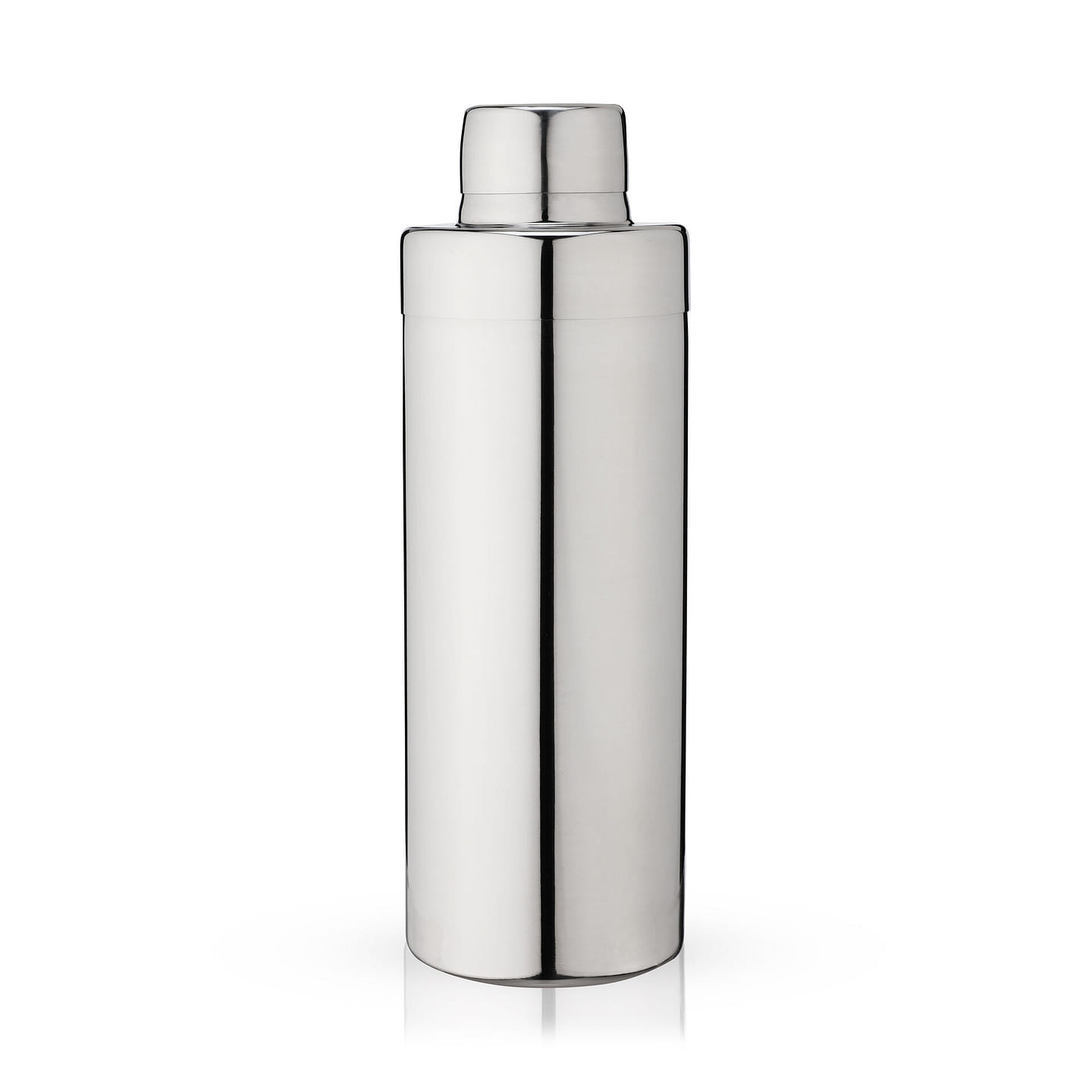 Viski Element Stainless Cocktail Shaker with Strainer, Lightweight Shaker, Bartending Tools, Mix Drink Accessories, 24oz, Silver 24 oz