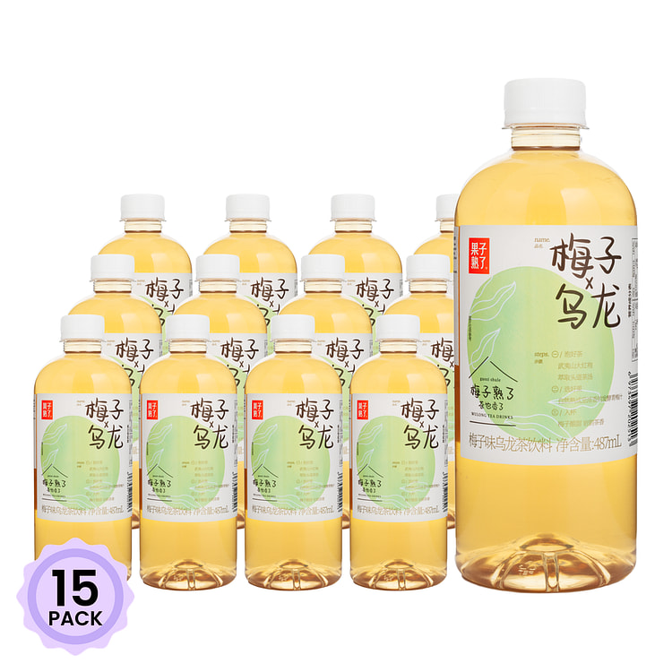 果子熟了 梅子乌龙 487 毫升*15 包
