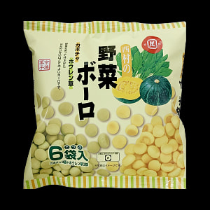 西村 菠菜南瓜混合蔬菜口味小馒头 20g*6