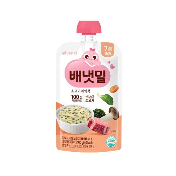 婴儿米肉海带粥 - 中期 100 克