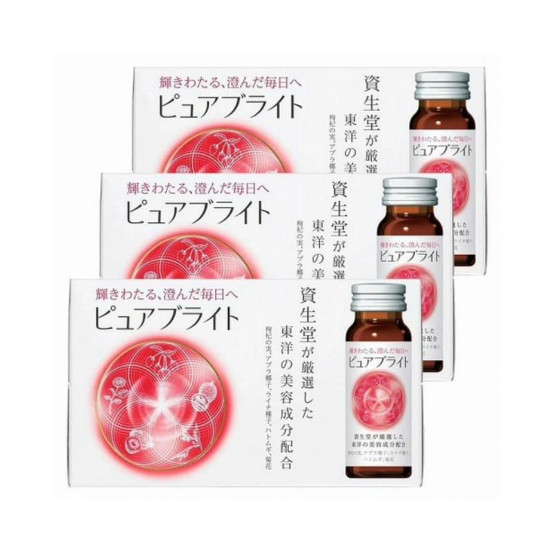 Shiseido Pure White Bright Drink 10 bottles*3 boxs 1 case