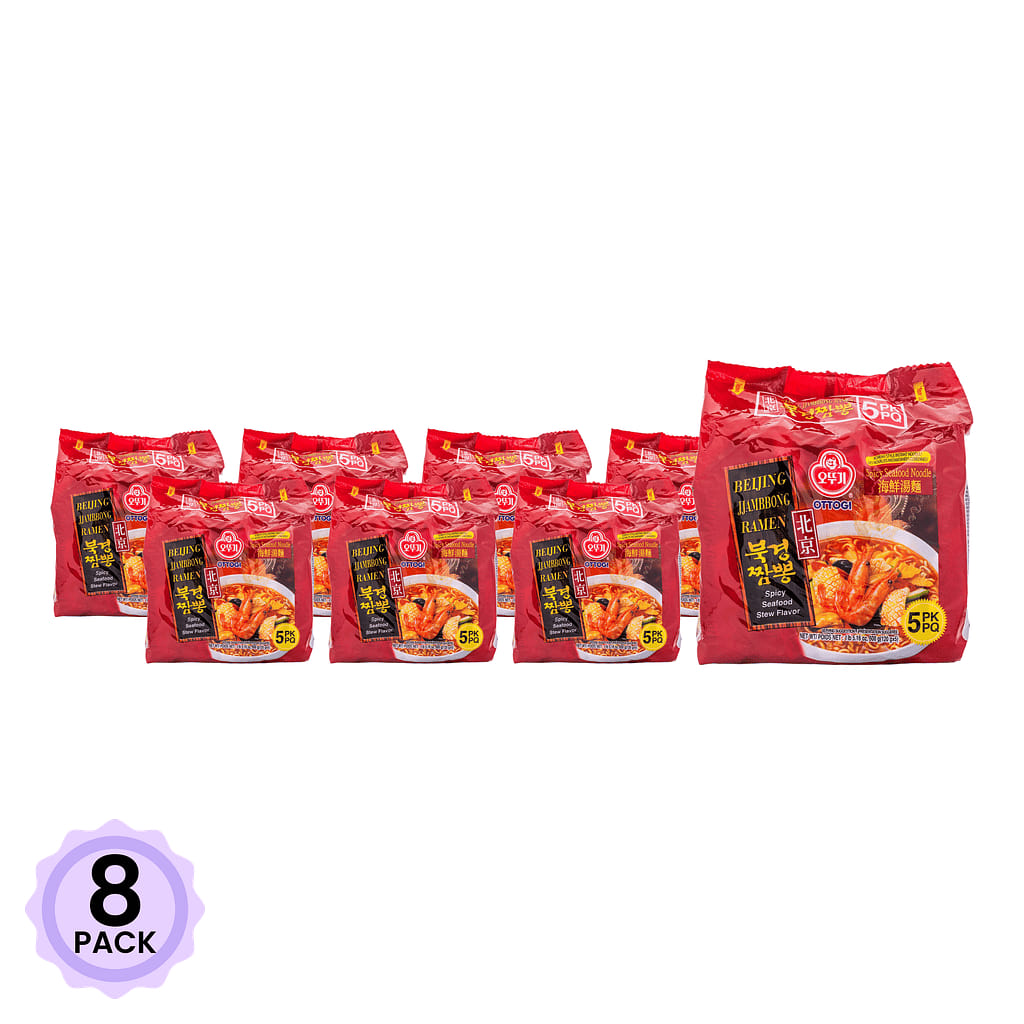 Otoki Beijing Jjambbong Ramen Family Size 120g*5 4.23 oz*5 pack*8 pack