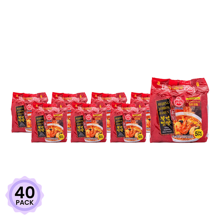 Otoki Beijing Jjambbong Ramen Family Size 120g*5 4.23 oz*40 pack