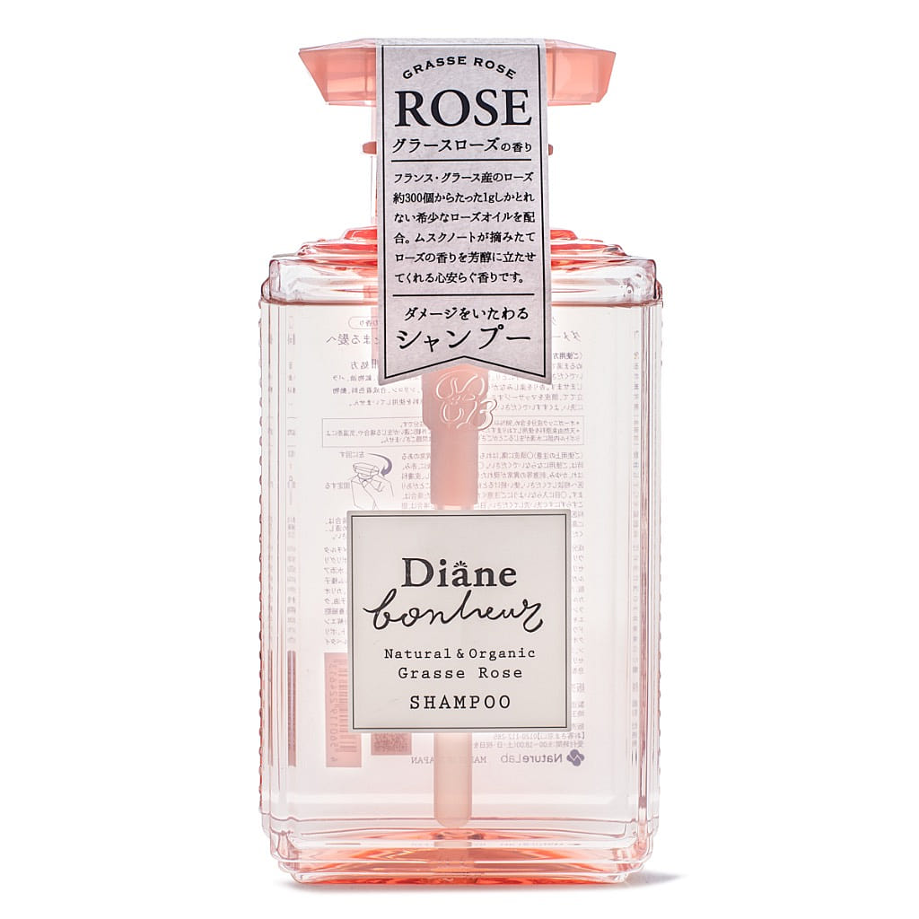 Moist Diane Bonheur Organic Grasse Rose Shampoo 1 count
