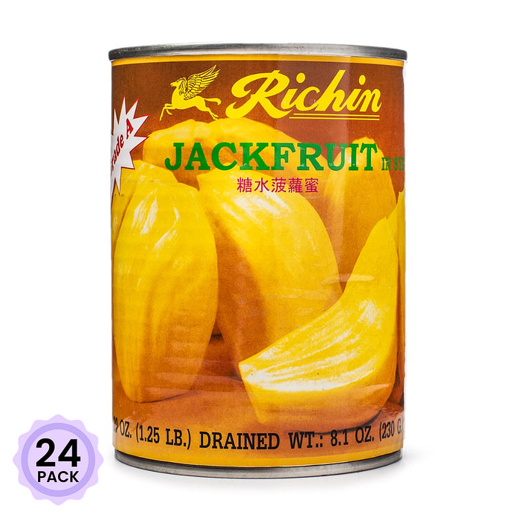 Richin 糖水菠萝蜜 20 盎司*24 包