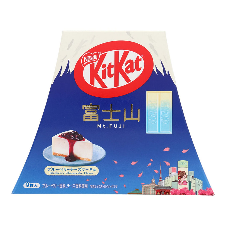 KitKat 蓝莓芝士蛋糕富士山