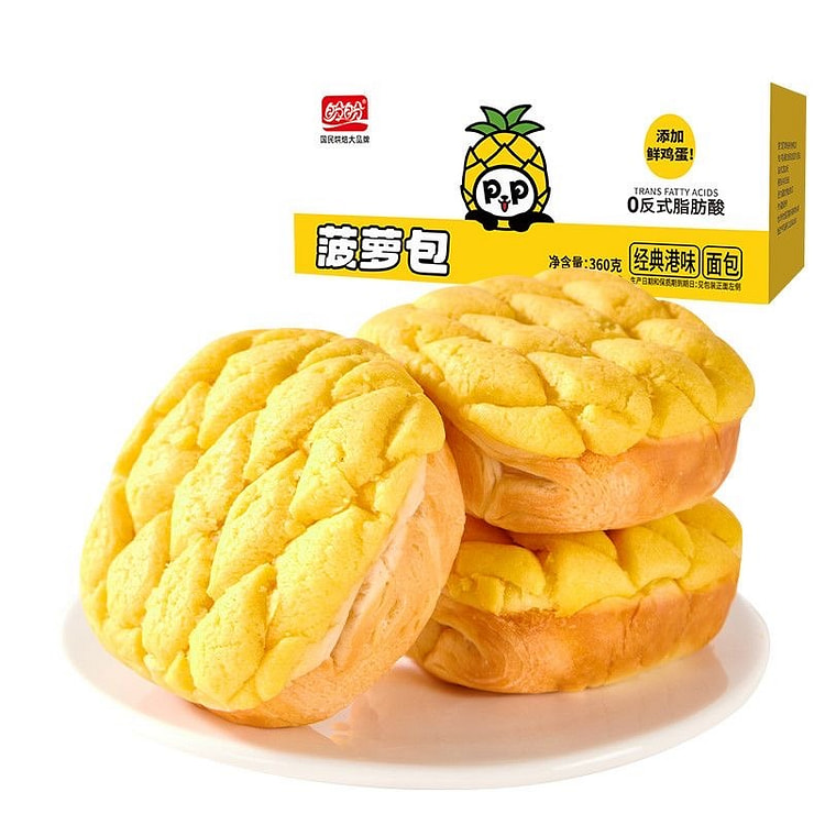 Panpan Pineapple Bun (Hong Kong Style) 360g 360 g