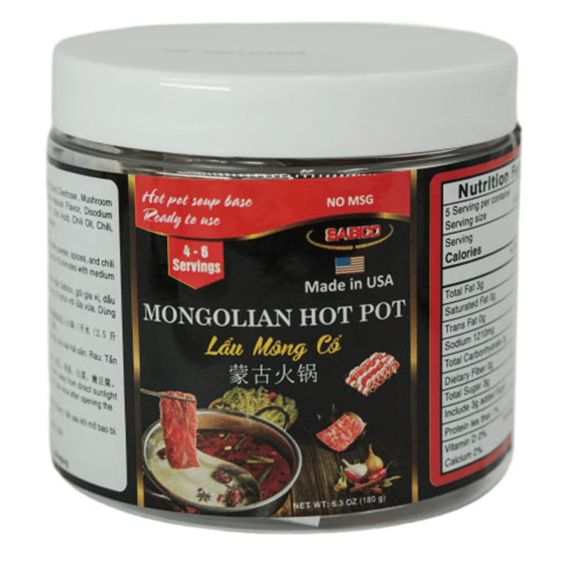 Mongolian Hotpot Soupbase 6.3 oz