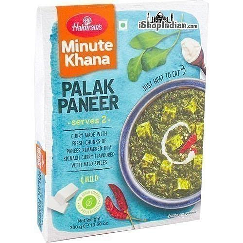 Haldiram’s Palak Paneer – Minute Khana (Ready-to-Eat) , 10.5 oz box 10.5 oz