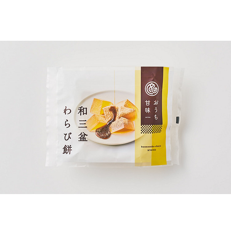 [文之助茶屋]自制甜点：和三盆蕨麻糬