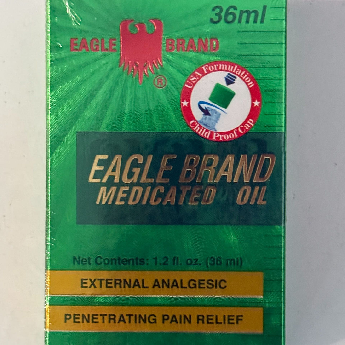 Eagle Brand Medicated (Green) Oil 36 ml 7.99 each