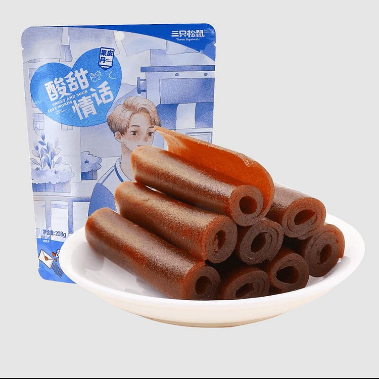 Three Squirrels Rolled Fruit Leather 208g 208 g