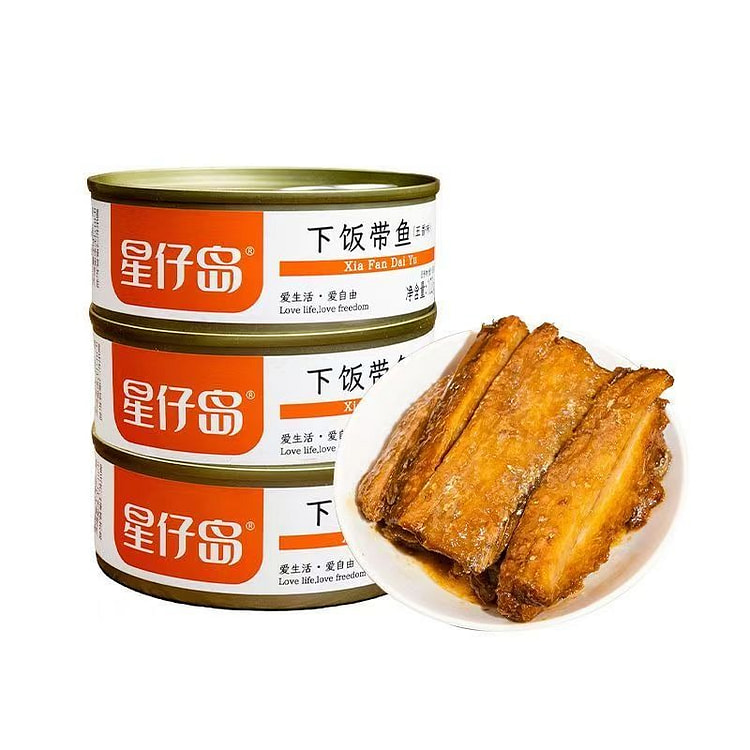 星仔岛五香带鱼罐头102g*2罐 2 盒
