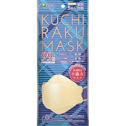 KUCHIRAKU MASK beige 1 box
