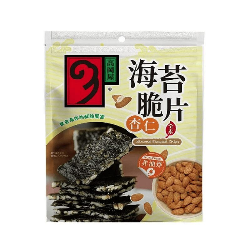 Takaokaya Seaweed Chips With Almond 40 g