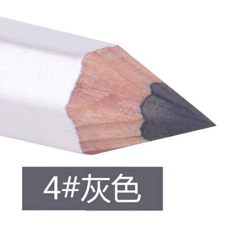 Shiseido Natural Eyebrow Ink Pencil Hexagonal Eyebrow Pen 4 # Gray 1.2g, Ja