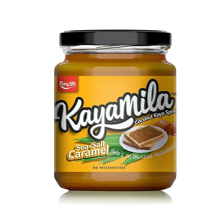 Kayamila Salted Caramel Coconut Egg Kaya Spread 270 g